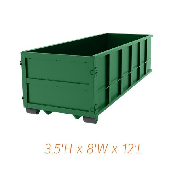 ten yard dumpsters provides 10-yard dumpsters